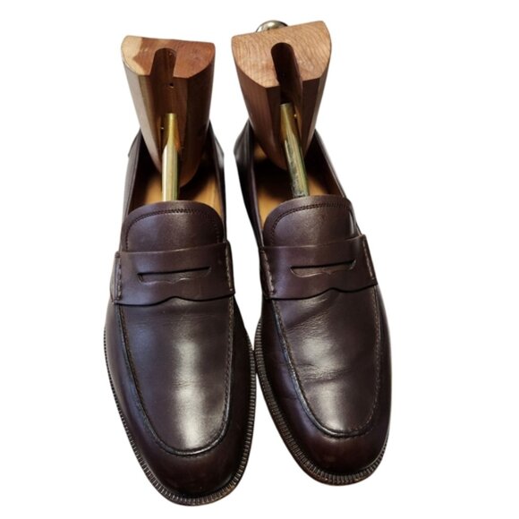 Gucci Other - Gucci Men's Brown Leather Loafers #368456 Size 7.5